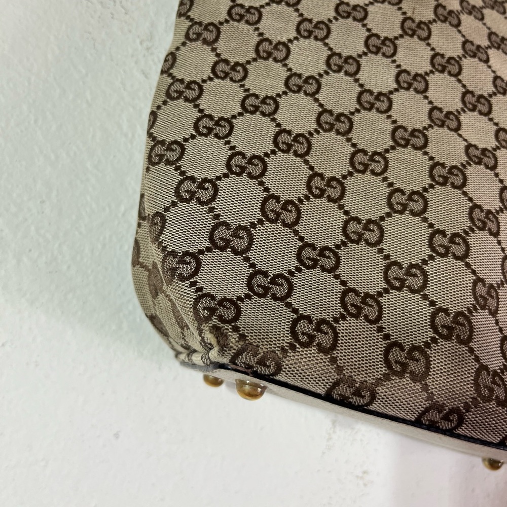 Gucci Small Gg Canvas Eclipse Tote - image 4